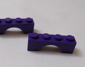Lego x2 Purple 1x4x1 Arch Brick , 3659 (028-25) - Picture 1 of 1