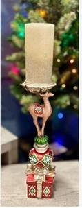 16” Reindeer LED Candle Holder - Picture 1 of 4