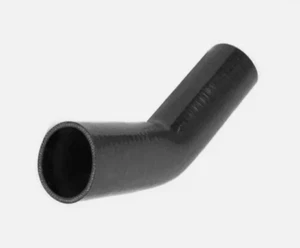 RAMAIR 70MM 2.75" BLACK SILICONE 45° ELBOW BEND HOSE PIPE INTERCOOLER AIR FILTER - Picture 1 of 6