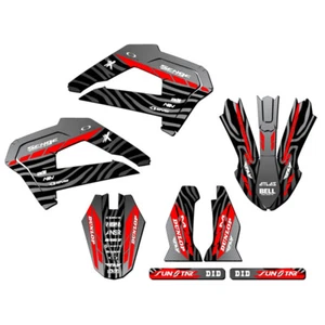 21-22 SRX CX 50 TIGRE Black Senge Graphics Kit Compatible with Cobra - Foto 1 di 10