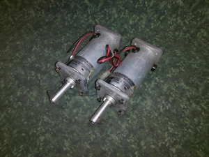 (2) USED K&D Magmotors # 21PM -24VDC - 1/2" Shaft - (41701-H2) - Picture 1 of 3