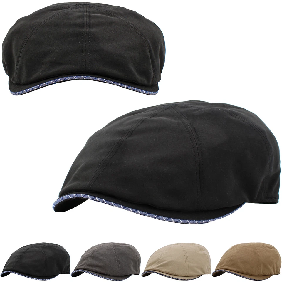 Classic Basic Solid Plaid Brim Newsboy Ivy Gatsby Cabbie Ascot Hat Cap Mens - Image 1 of 1