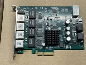51-18519-0A40 Pcie-gie64+4 Porta Gigabit Ethernet Videocamera Mappa - Zdjęcie 1 z 4