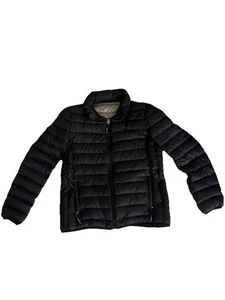 Tumi Pax Packable Down Puffer Jacket Convertible Women's Size M Black - Picture 1 of 9