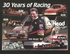 JIM HEAD 30 JAHRE NHRA HANDOUT - NHRA Handout - LESEN - Bild 1 von 1