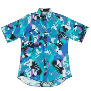 Camisa psicodélica azteca occidental Wrangler vintage años 90 talla 16 (se adapta a L) abotonada. - Imagen 1 de 7