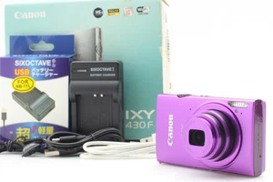 [COMO NUEVA con caja] Cámara digital compacta Canon IXY 430 F 430F púrpura de JAPÓN - Imagen 1 de 11