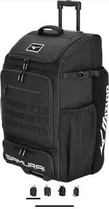 Mizuno Samurai Catcher's Wheeled Batpack Bag - Picture 1 of 5