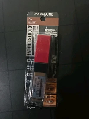 Gel para peinar cejas Maybelline Tattoo Studio, 255 marrón suave Foto 1 de 2