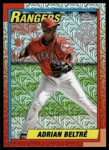 2025 Topps Update Adrian Beltré 1990 Topps Baseball Chrome Silver Pack #U90C-50 - Picture 1 of 2