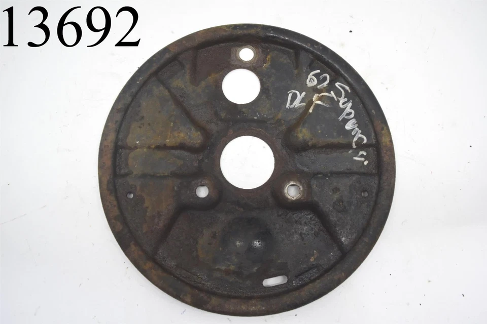 Chevrolet GMC Suburban 1960 1962 placa de respaldo de freno delantero izquierdo 60 61 62 Foto 1 de 4