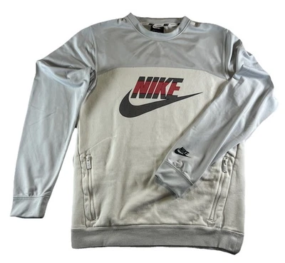 Moletom Nike masculino esportivo gola redonda pulôver lã misto tamanho pequeno  - Imagem 1 de 4