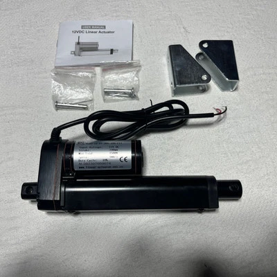 Actuador Lineal 12V DC Nuevo Alpha Company 4 Pulgadas 100mm 1500N Carga Foto 1 de 4