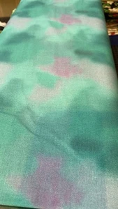 Benartex Color crush turquoise from Hummingbird song - Picture 1 of 1