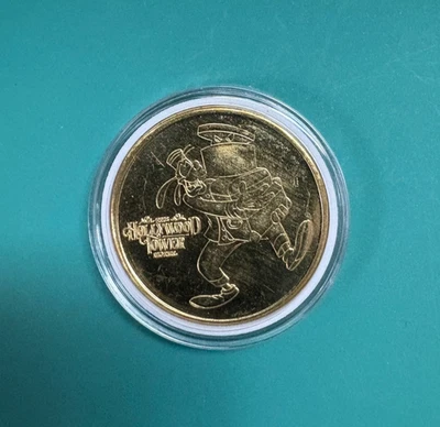 Walt Disney World Goofy Hollywood Tower of Terror Hotel Medallion w/ Case - Image 1 of 2