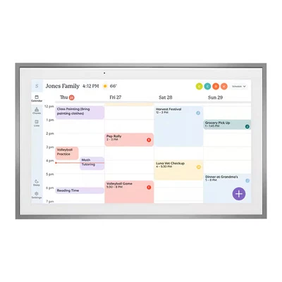 Skylight - Calendar: 15 Inch Touchscreen Smart Calendar and Chore Chart - Silver - Image 1 of 4