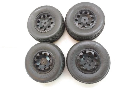 4x Jconcepts 3Ds 3061 1/10 Short Course Truck Tires 12mm Hex Associated Wheels - Image 1 of 4