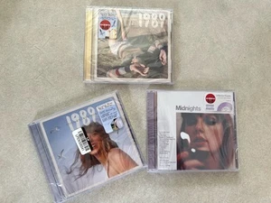 Taylor Swift CD Midnights Lavender Colored disc Target Exclusive 3 bonus tracks - Picture 1 of 3
