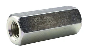 Verbindungsmuffe Sechskant M6 M8 M10 M12 M16 M20 M24 M30 gal Verzinkt Langmutter - Bild 1 von 3