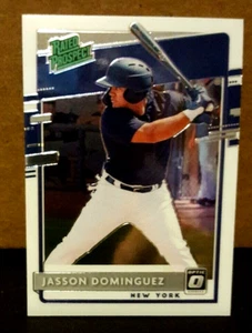 2020 JASSON DOMINGUEZ DONRUSS OPTICRATED PROSPECT BASE #11 TOP YANKEE PROSPECT - Bild 1 von 5