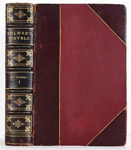 MY NOVEL Or, Varieties in ENGLISH LIFE EDWARD BULWER LYTTON FINE LEATHER BINDING - Imagen 1 de 11