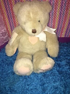 VGUC-12”Dakin Enesco Cherished Teddies Patches Tan Bear Plush Priscilla Hillman - Picture 1 of 10