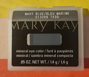 Ombretto Mary Kay Mineral Eye Color BLU NAVY full size nuovo - spedizione $0! - Foto 1 di 2