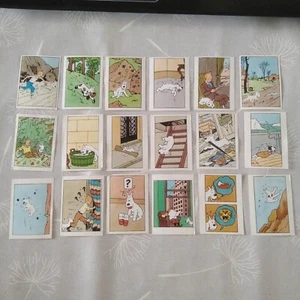 CHROMOS vignettes - LOT TINTIN hergé - les aventures de MILOU - Imagen 1 de 3
