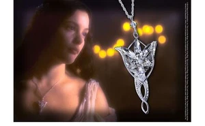 Herr der Ringe Arwen Evenstar Halskette Anhänger 925 Sterling Silber Schmuck - Bild 1 von 7