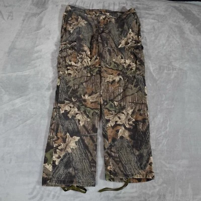 Pantalones cargo vintage Mossy Oak para hombre 40x32 (estimados) holgados rectos hechos en EE. UU. Foto 1 de 4