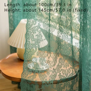 Jasper Blumen Spitze Stoff Semi Sheer Netz Voile für Fenster Vorhang Tischtuch - Bild 1 von 9