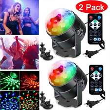 2x LED Discokugel RGB Bühnenbeleuchtung Disco Lichteffekt Partylicht mit Ständer