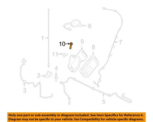 FORD OEM-Glove Compartment Box Assembly Screw W707628S424 - Foto 1 di 2