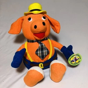 Vintage Pigasso & The Computoys Video Game Pig Promo Plush Stuffed Animal 1999 - Picture 1 of 9