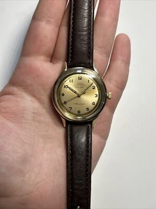 Collectible MIDO Multifort Grand Luxe Super automatic 14k Gold Bezel Swiss Watch - Picture 1 of 3