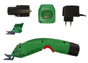 Tijeras a batería profesionales WBT-2 CUTTER microdentadas para textiles técnicos - Imagen 1 de 2