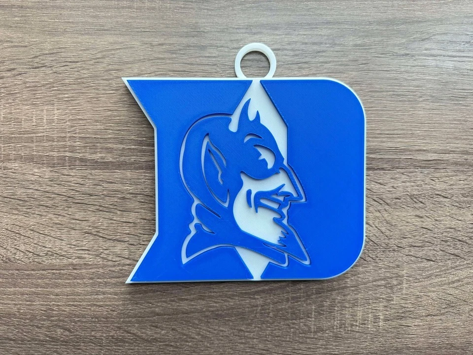 Duke Blue Devils Oversized Pendant Necklace – Bold Fan Jewelry for Game Day - Image 1 of 1