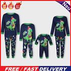 Family 2 Pieces Pajamas Set Loose Fit Dinosaur Print Christmas Style Daily Suit