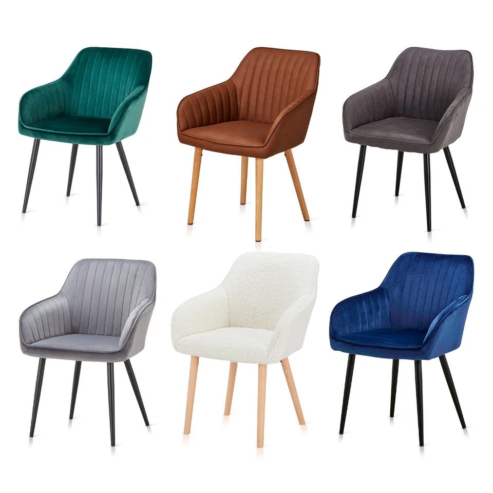 Esszimmerstuhl Polsterstuhl Küchenstuhl Design Stuhl Relax Sessel viele Farben - Bild 1 von 1