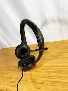 Logitech USB Headset w Microphone works 1 DZLA-00052 On-Ear Stereo Unused Tested - Picture 1 of 4