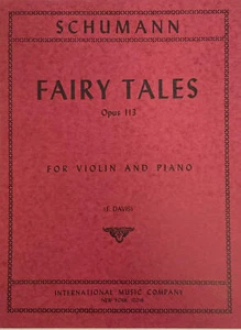 SCHUMANN: FAIRY TALES Opus 113 for Violin and Piano (IMC#2657) - Picture 1 of 1