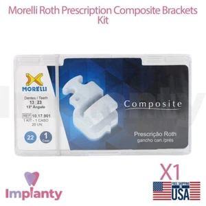 Kit de brackets dentales compuestos Morelli Orthodontic R0TH Rx 20 piezas - Imagen 1 de 6