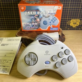 SEGA Dreamcast ASCII PAD FT Controller ASC-1301P Boxed Complete Clean DC Japan