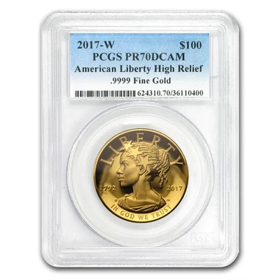 2017-W High Relief American Liberty Gold PR-70 DCAM PCGS - Image 1 of 3