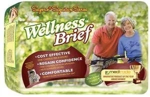 UNIQUE WELLNESS HG3 Unique Wellness Brief, Superio Series, Size Medium (24"–36" Waist) 54 Count