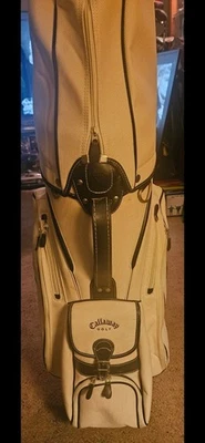 Carro de golf Callaway casi nuevo bolsa divisor de 6 vías damas marfil blanco clásico tweed Foto 1 de 4