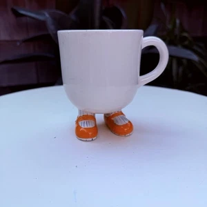 Vintage Fitz & Floyd Walking Fuß Tasse Standfuß Stil 4 "x 3" - Bild 1 von 7