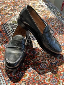 Heinrich Dinkelacker Shell Cordovan Wien Plain C Penny Loafer Gr:9,5UK/ 43,5 EU - Bild 1 von 24
