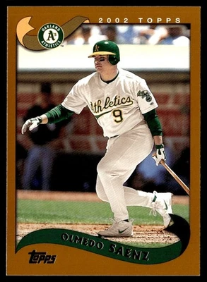 2002 Topps Olmedo Saenz Oakland Athletics #234 - Image 1 of 2