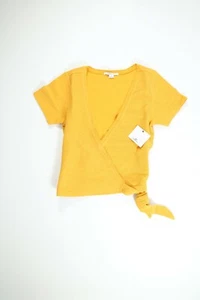 Womens O'Neill Gold Tabby Top Small S NWT - Picture 1 of 5